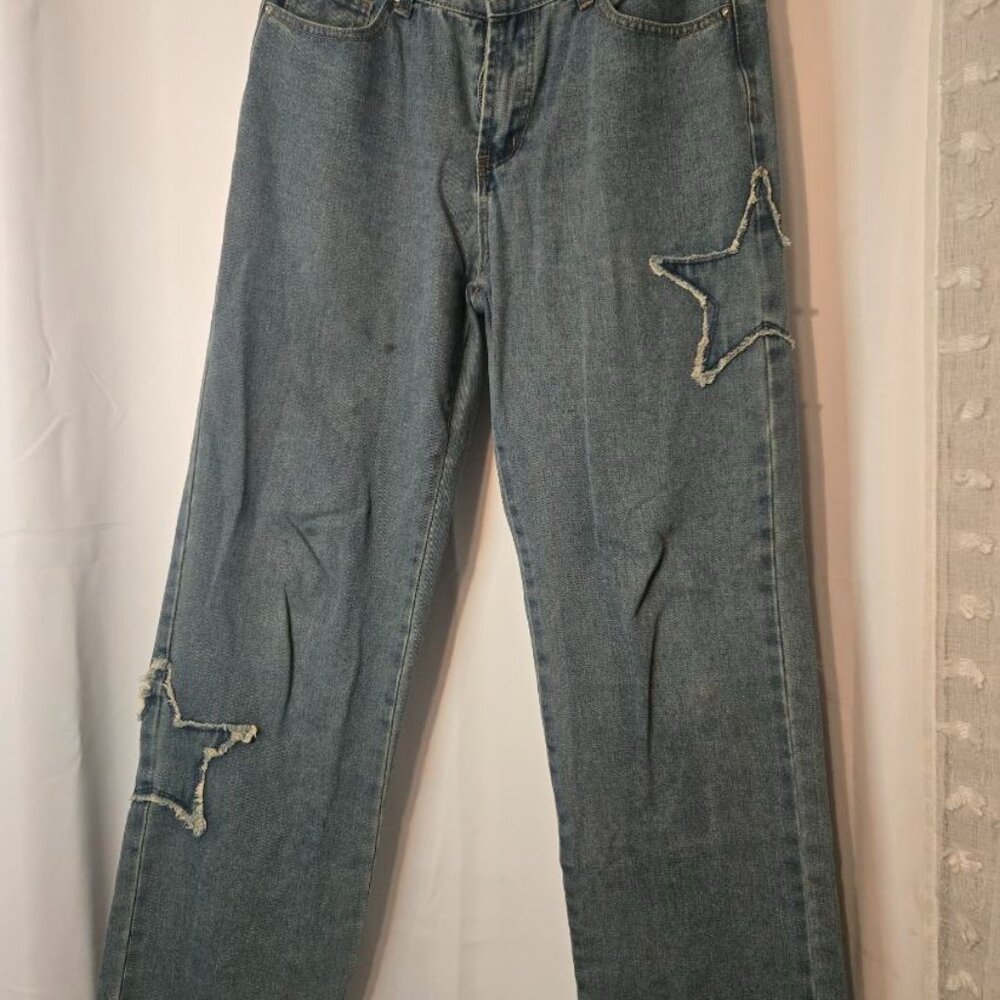 Star Wide Leg Jeans